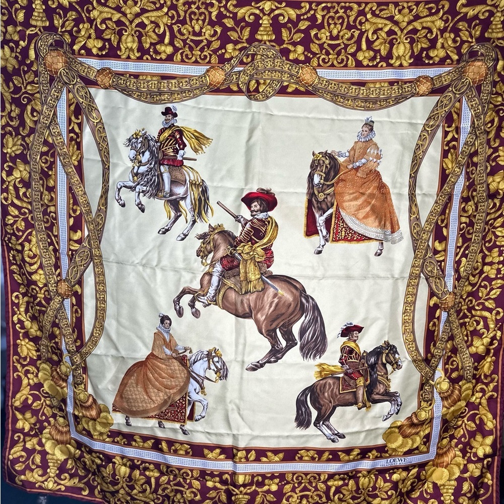 LOEWE SILK SCARF